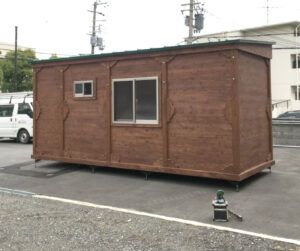 茨木市にて　ログBOX5.5型納品