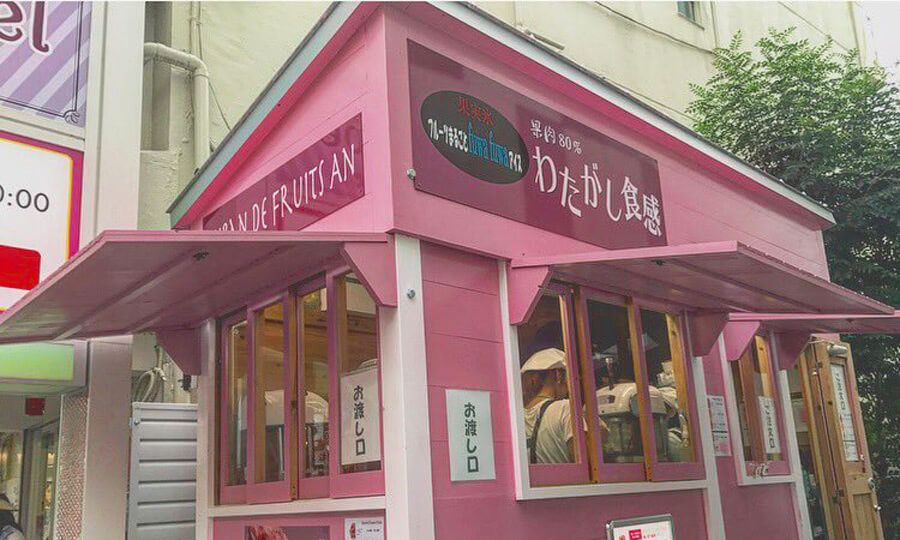 東京にてログBOX特注サイズを小店舗として設置